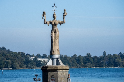 Imperia-Statue am Hafen von Konstanz