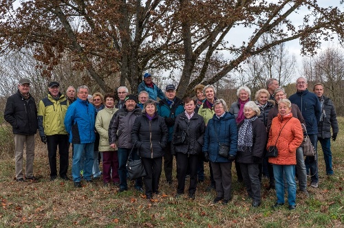 Die Wandergruppe zum Besen