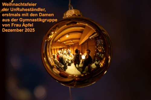 Unsere Weihnachtsfeier